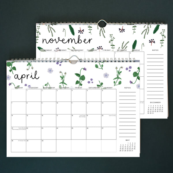 English Botanical 2025 Calendar - PRE-ORDER